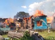 В Житомирщине сгорела деревянная церковь XVIII века