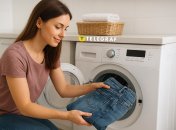 Чтобы джинсы не линяли при стирке нужно добавить секретное средство