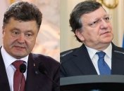 Порошенко и Баррозу обсудили по телефону ситуацию в Украине 