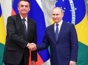 Жаїр Болсонару та володимир путін