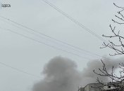 Внаслідок влучання російської ракети сталася пожежа