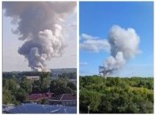 У рф горить склад піротехніки