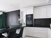 Чорно-біла кухня - завжди вишукано та стильно