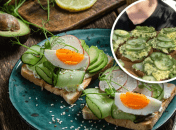 Отличные бутерброды с яйцами и зеленью