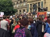 В Лондоне тысячи людей протестуют против выхода из ЕС