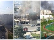 В Симферополе взрывы и пожар: видео с места и все детали