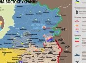 Карта АТО на Востоке Украины по состоянию на 3 сентября