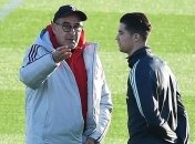 Сарри отреагировал на злость Роналду после замены