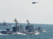 В Черном море прошли учения Военно-морских сил