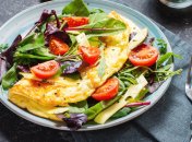 Пишний омлет із простих продуктів