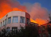 Здание харьковского училища пылало от российских ракет