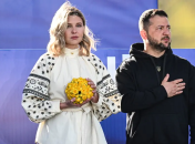 Елена и Владимир Зеленские в Вильнюсе