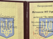 Минобороны Украины наградило волонтера Маленко медалью "При содействии ВСУ"