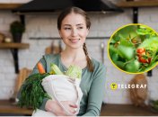 Жінка з овочами