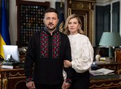 Володимир та Олена Зеленські у вишиванках