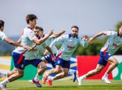 Тренировка сборной Испании