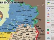 Карта АТО на востоке Украины (25 августа)