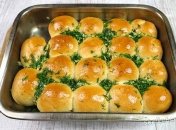 Пампушки с чесноком