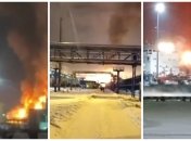 В России крупный пожар