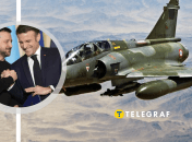 Володимир Зеленський і Емануель Макрон, Mirage 2000