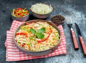 Вкусный витаминный салат