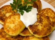 Органические сырники с морковным пюре