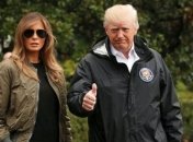 Дональд и Мелания Трамп прибыли в бедствующий Техас