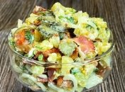 Салат получается очень вкусным