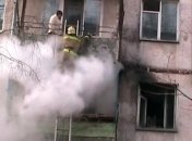 В Сумах горела пятиэтажка 