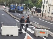 Полицейские охраняют Олимпиаду в Париже