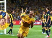 Андрей Шевченко забил гол в матче Украина - Швеция на Евро-2012