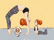 Когда у мамы растет дочь: самые трогательные моменты в иллюстрациях
