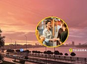 Утренний город, люди