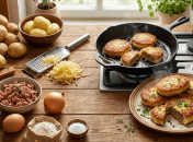 Деруны с мясом