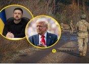 Владимир Зеленский, Дональд Трамп и украинский воин