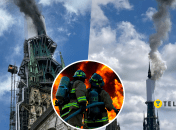 Руанський собор горить