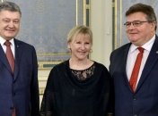 Порошенко встретился с главами МИД Литвы и Швеции