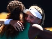 Мечта детства: яркие кадры с матча Ястремской против Серены Уильямс (Фото)