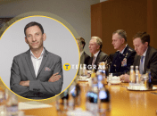 Делегация США в ходе переговоров с украинской делегацией в Берлине