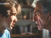 Поймите,  вы не виноваты в том, что ваши родители таковы (фото сделано с помощью ИИ)