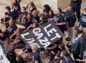 Протестующие начали акцию 18 октября