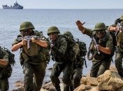 В Каспийской флотилии начались учения морской пехоты