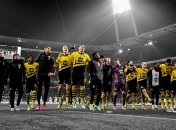 Футболісти "Боруссії" Д святкують перемогу