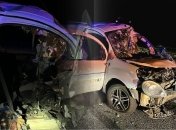 На авто на трассе рухнули обломки вражеского БПЛА