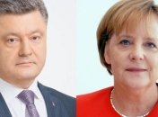 Порошенко и Меркель обсудили обострение ситуации на Донбассе