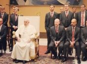 Футболисты "Баварии" встретились с папой римским