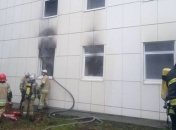 В Киеве на территории института токсикологии произошел пожар
