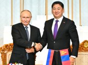 Путін з президентом Монголії