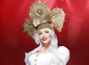 Оля Полякова в королевских образах снялась для глянца 