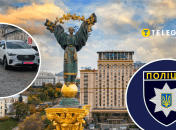 В Києві авто перекрило дорогу на Михайлівській площі